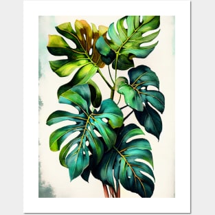 Philodendron plant art Posters and Art